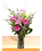 Pink Sugar Vase Arrangement