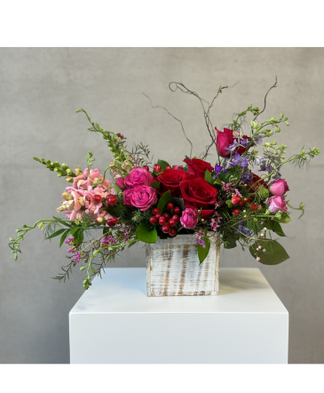 Arlene's Rose Patch Flower Arrangement in Medina, NY | CREEKSIDE FLORAL AND DESIGN