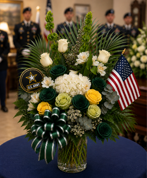 Army Pride & Honor Tribute Call Us for Faster Service & Daily Specials: (915) 303-8500 Text Us to Order Anytime: (915) 505-3708 Your trusted source for Flowers & Delivery in El Paso TX 