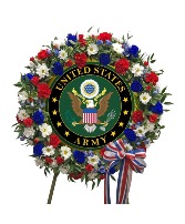ARMY WREATH fresh arrangement