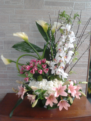 Arrangement in Basket 