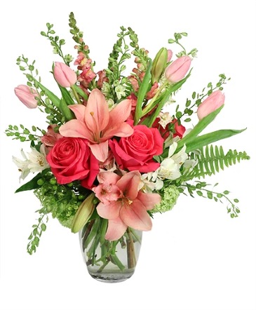 Array of Pinks Floral Arrangement in Albany, NY | Ambiance Florals & Events