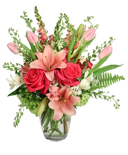 Array of Pinks Floral Arrangement