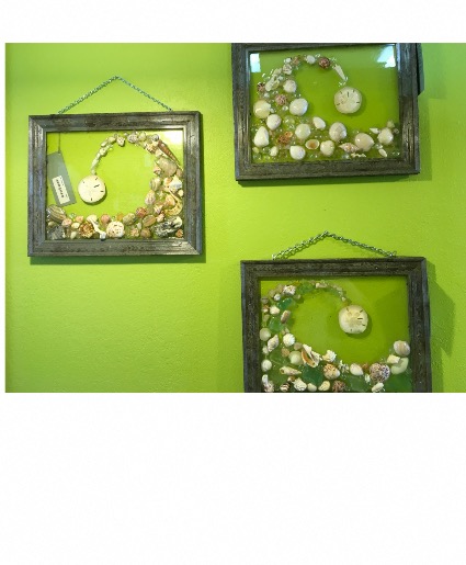 Art Glass Window - Seashells Gift