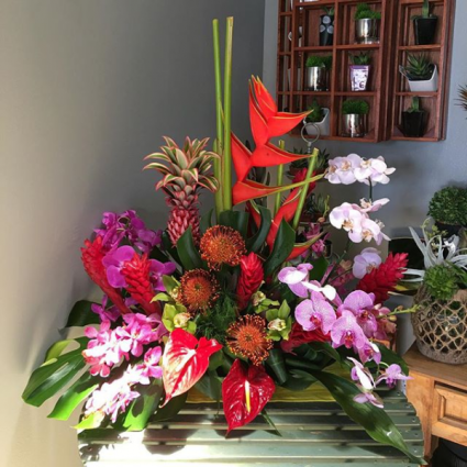 Rosa Parks Yacht Club Tropical Centerpiece