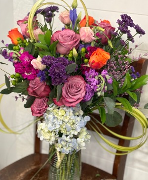 Art with Flowers Floral Arrangement