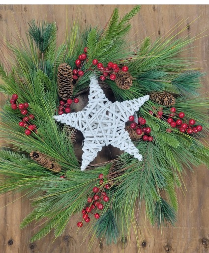 Artificial Natural Holiday Wreath Artificial Wreath