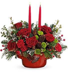 Artisanal Pinecone Centerpiece Arrangement