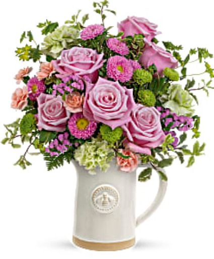 Artisanal pitcher bouquet pitcher