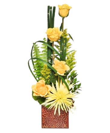 As Good As Gold Flower Arrangement in Cassopolis, MI | VILLAGE FLORAL