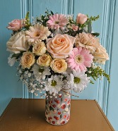 ASSORTED BERRY JAR FRESH ARRANGEMENT