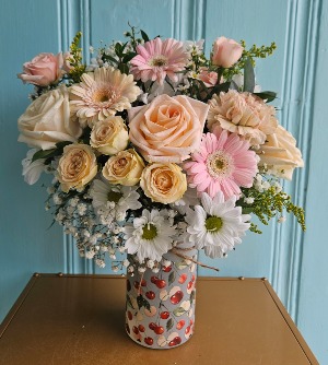 ASSORTED BERRY JAR FRESH ARRANGEMENT