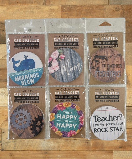 Assorted Car Coasters 