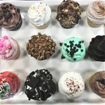Assorted Cupcakes Fresh from the Bakery