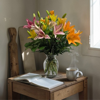 Assorted La Lily Vase 