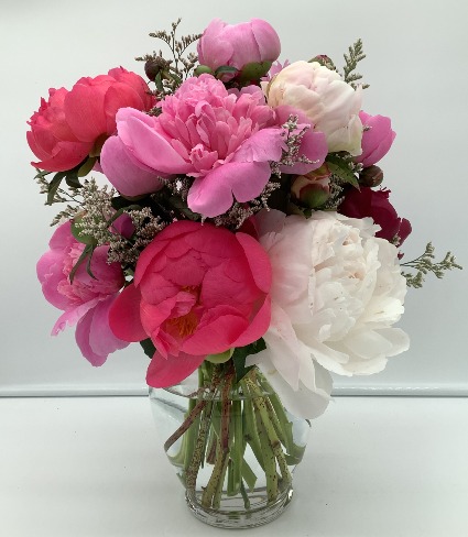 Assorted Peony Vase 