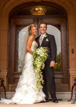 At Last Cascade Bridal Bouquet