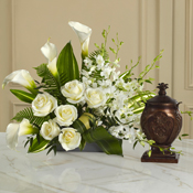 At Peace Arrangement Casket
