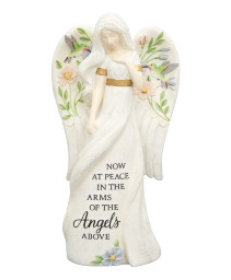 At peace in the arms of the angels Angel Statue 