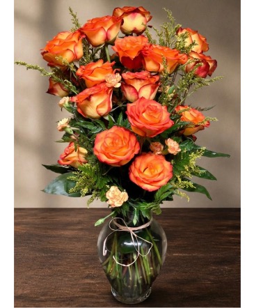 Fierce Fall HIGH MAGIC ROSES in Weatherford, OK | The Flower Box Florist