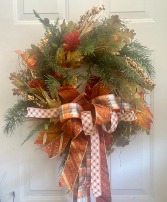 AUTUMN ABUNDANT  DOOR WREATH