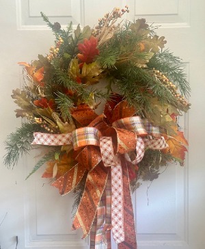 AUTUMN ABUNDANT  DOOR WREATH