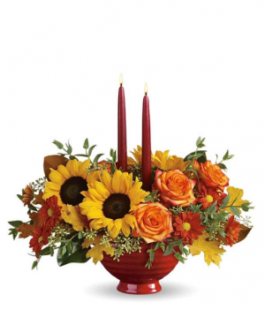 Autumn Aesthetic Floral Centerpiece
