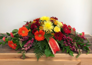 S-CS1 Autumn tribute Family spray for Casket 