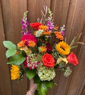 Autumn Blooms Hand-tied cuts bouquet 
