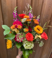 Autumn Blooms Hand-tied cuts bouquet 