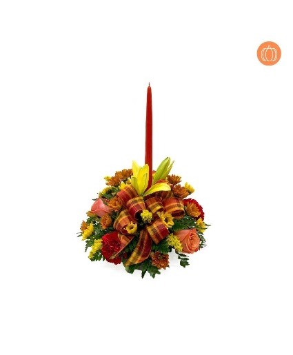 AUTUMN CENTERPIECE fresh arrangement