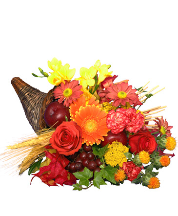 AUTUMN CORNUCOPIA of Bright Flowers in Bedford, NH | Lavishly Holiday Flowers