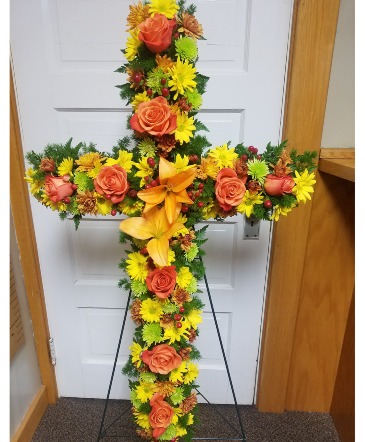 Autumn Cross  in Presque Isle, ME | COOK FLORIST, INC.