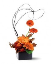 Autumn Cube Fall Arrangement