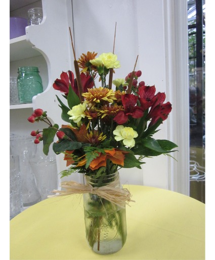 Autumn Delight vase arrangement