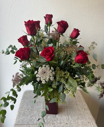 Autumn Dozen Red Roses  in La Grande, OR | FITZGERALD FLOWERS