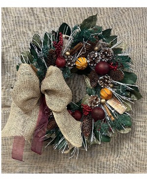 Autumn Dried Abundance Wreath Wreath