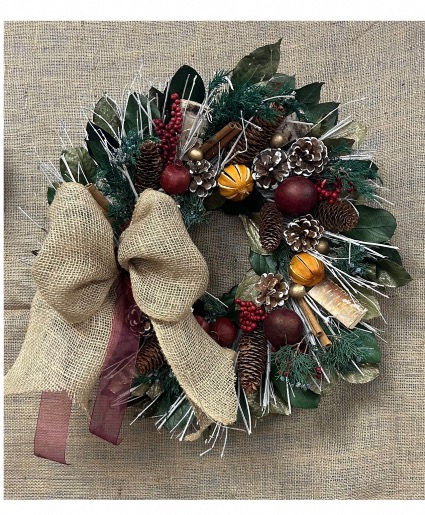 Autumn Dried Abundance Wreath Wreath