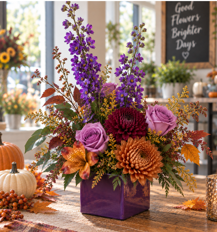 Autumn Enchantment  Fall Floral Arrangement 
