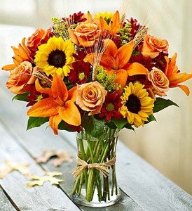 Autumn Fields in Rich Fall Hues Sunflowers, Lilies, Wheat, Autumn  Leaves & More in Gainesville, FL | PRANGE'S FLORIST- Sara & Lilli V