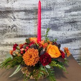 Autumn Garden Glow   Table Centerpiece 