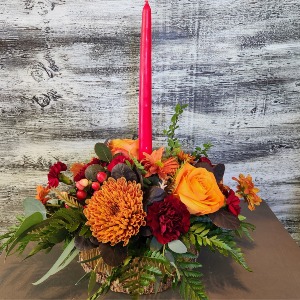 Autumn Garden Glow   Table Centerpiece 