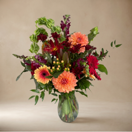 Autumn Garden Romance Vase Arrangement