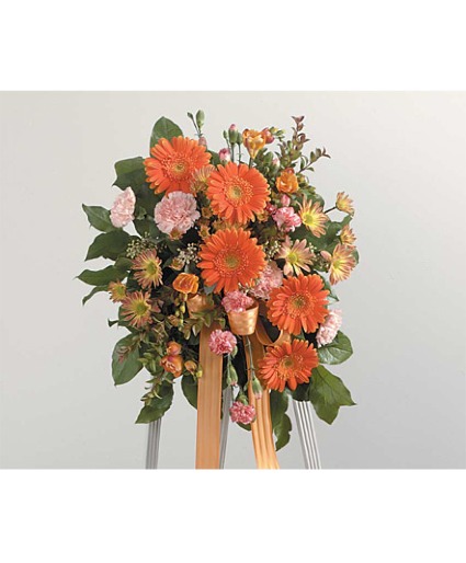 Autumn Garden Standing Tribute Standing Spray