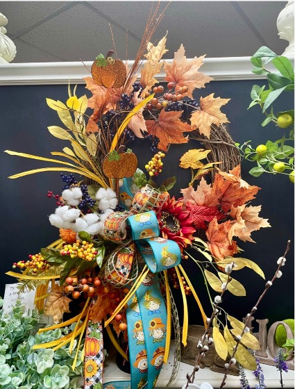 Autumn glitter silk wreath Facebook/pre-order by August 31,2026