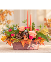 Autumn Glow Fresh Floral Arrangement