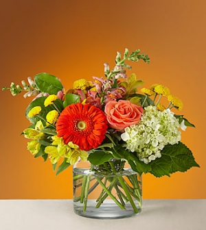 Autumn Glow Vased Arrangement