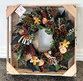 Autumn Hearth Wreath Wreath