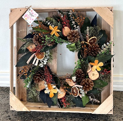 Autumn Hearth Wreath Wreath