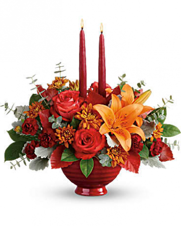 Autumn In Bloom T18t100 17"(w) x 16"(h)